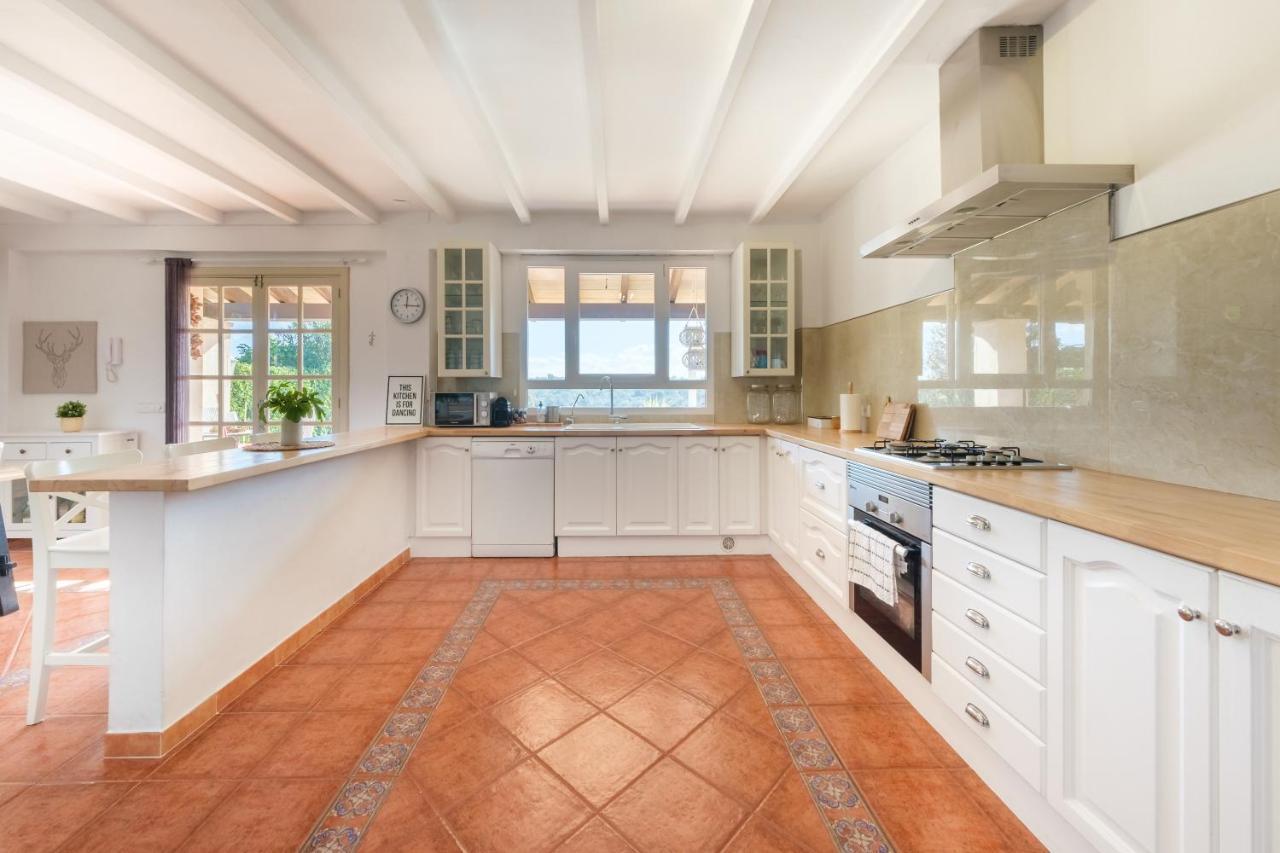 Magnifica Villa Tranquila En El Centro De Mallorca Biniali  Bagian luar foto